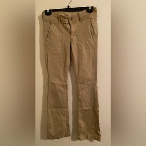 American eagle kick boot khakis